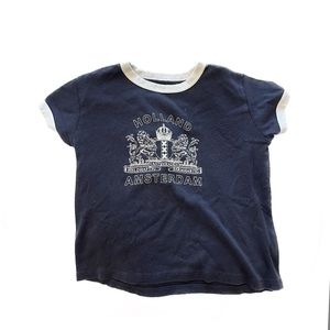 Brandy Melville Amsterdam baby tee